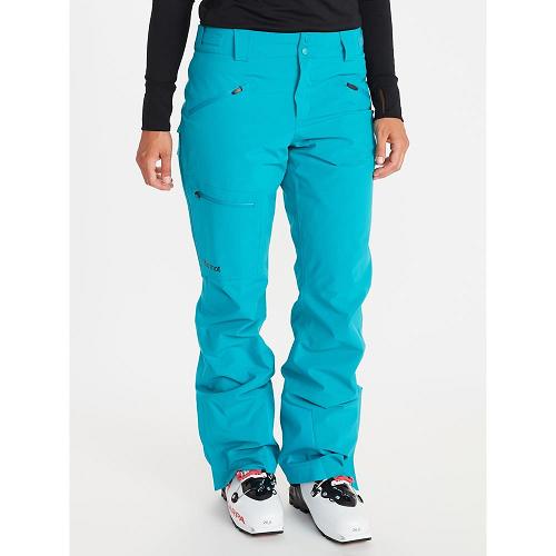 Marmot Ski Pants Blue NZ - Refuge Pants Womens NZ5089237